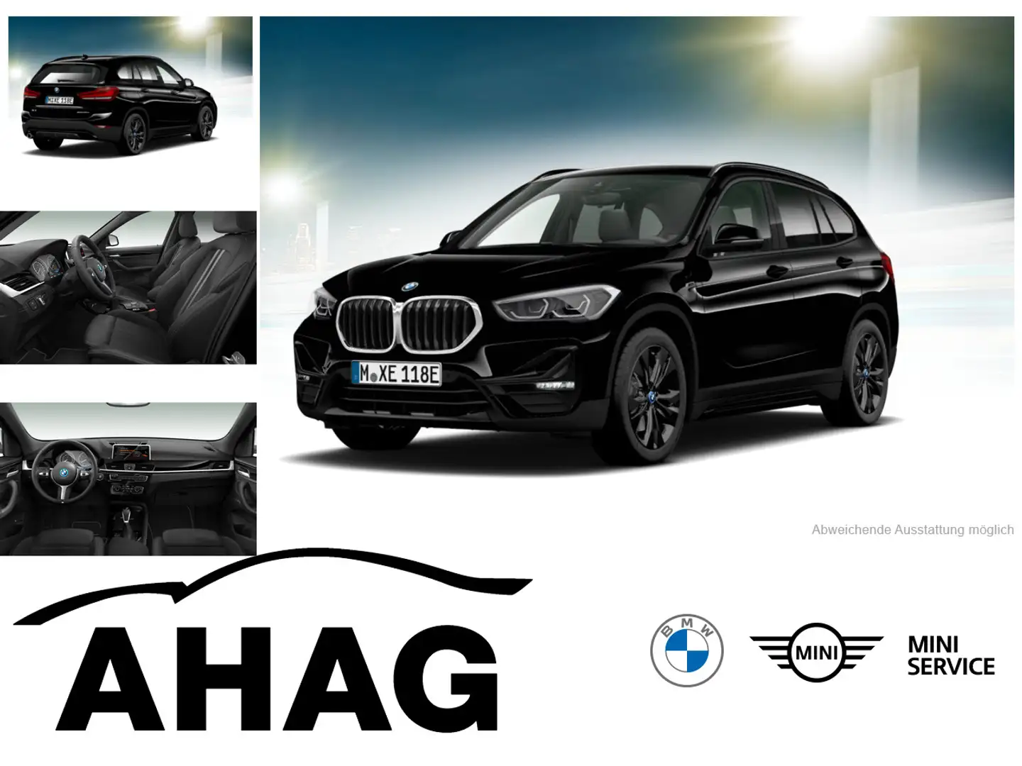 BMW X1 xDrive25e Sport Line Steptronic Aut. PDC HIFI Schwarz - 1