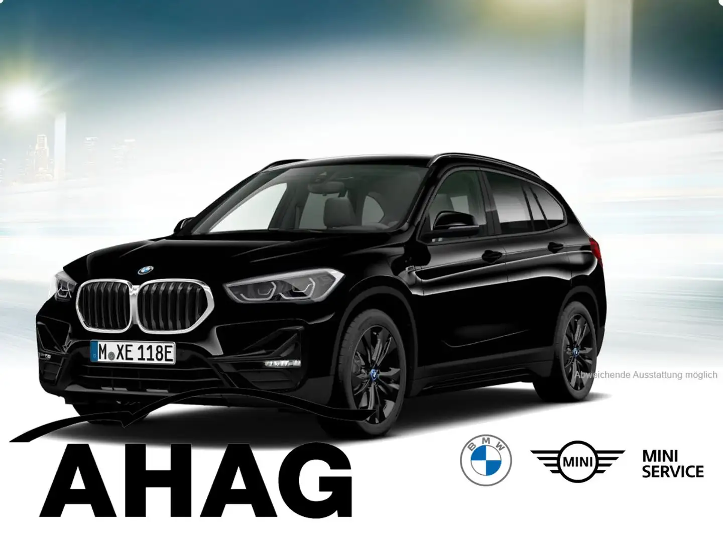 BMW X1 xDrive25e Sport Line Steptronic Aut. PDC HIFI Schwarz - 2