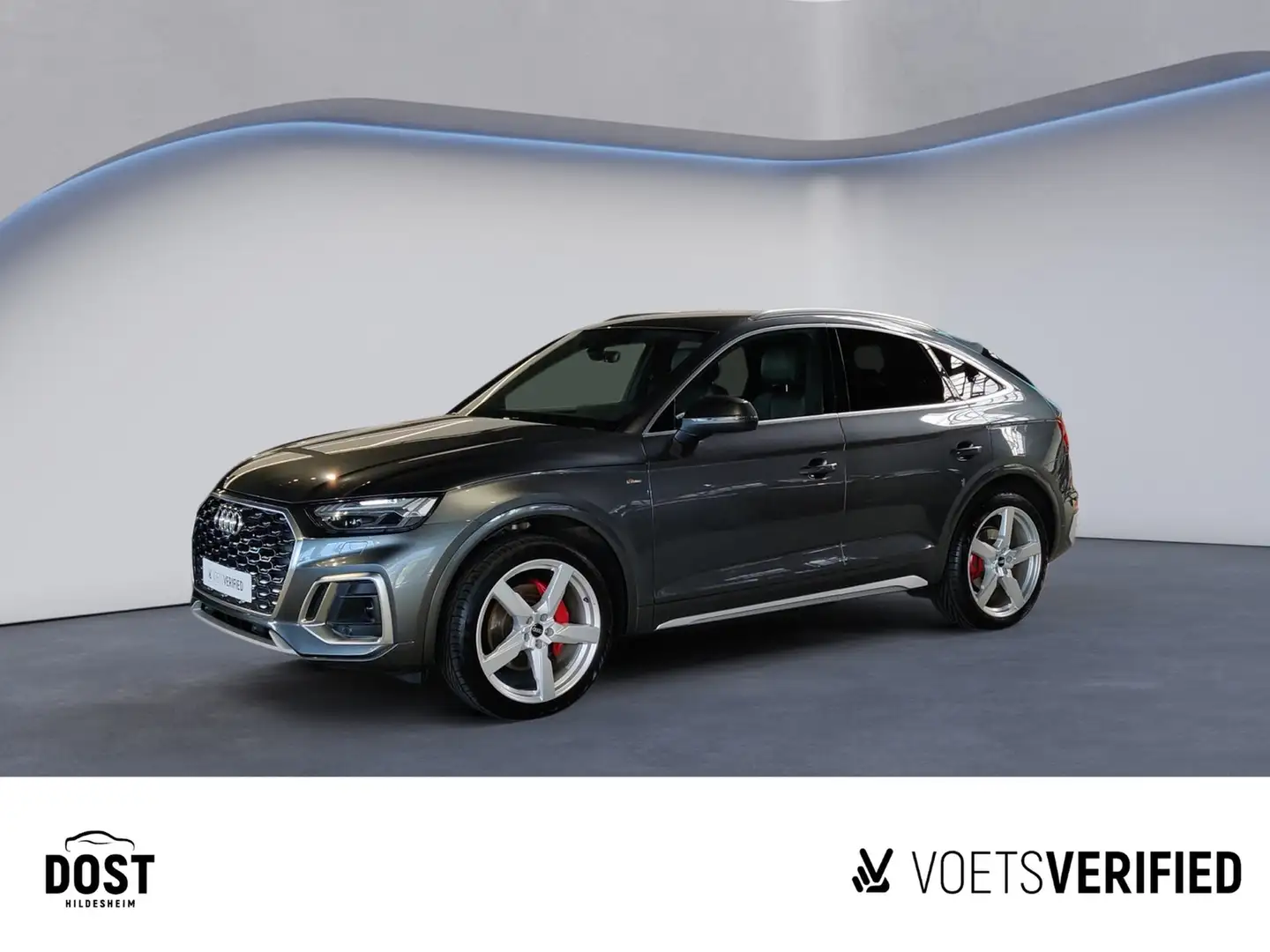 Audi Q5 Sportback 50 TDI qu. S line AHK+MATRIX+STHZ Grau - 1