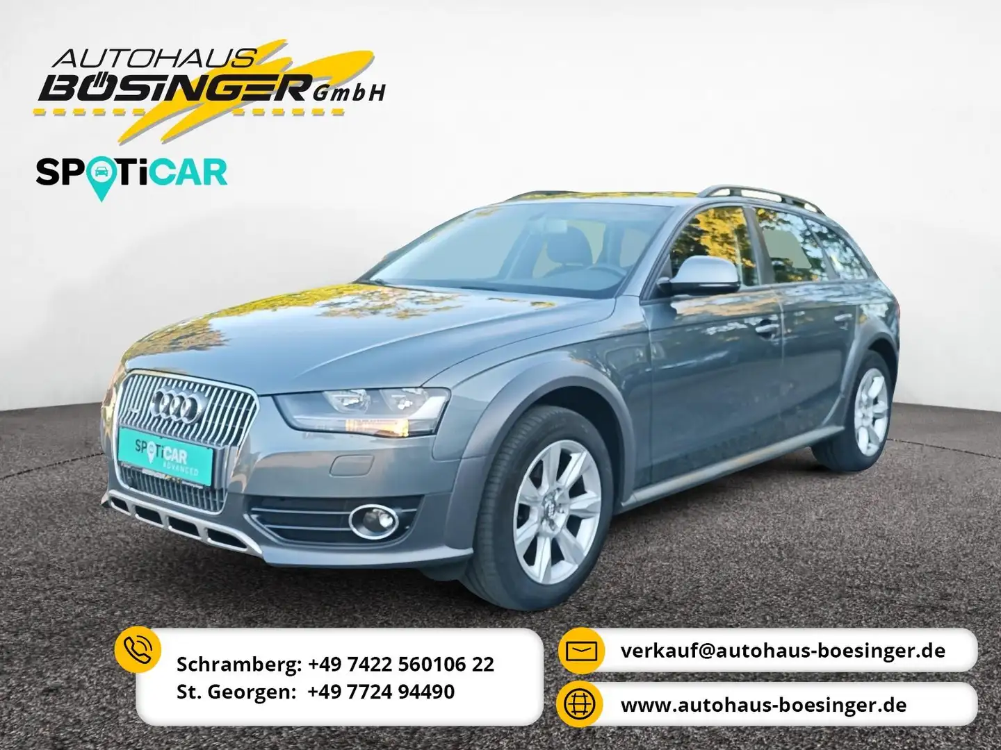 Audi A4 allroad 2.0TDI Quattro AHK/Standheiz/8-Fach Grau - 1