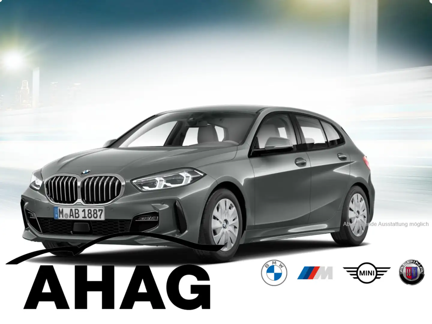 BMW 120 d xDrive M Sport Sport Aut. Klimaaut. HIFI Grau - 2