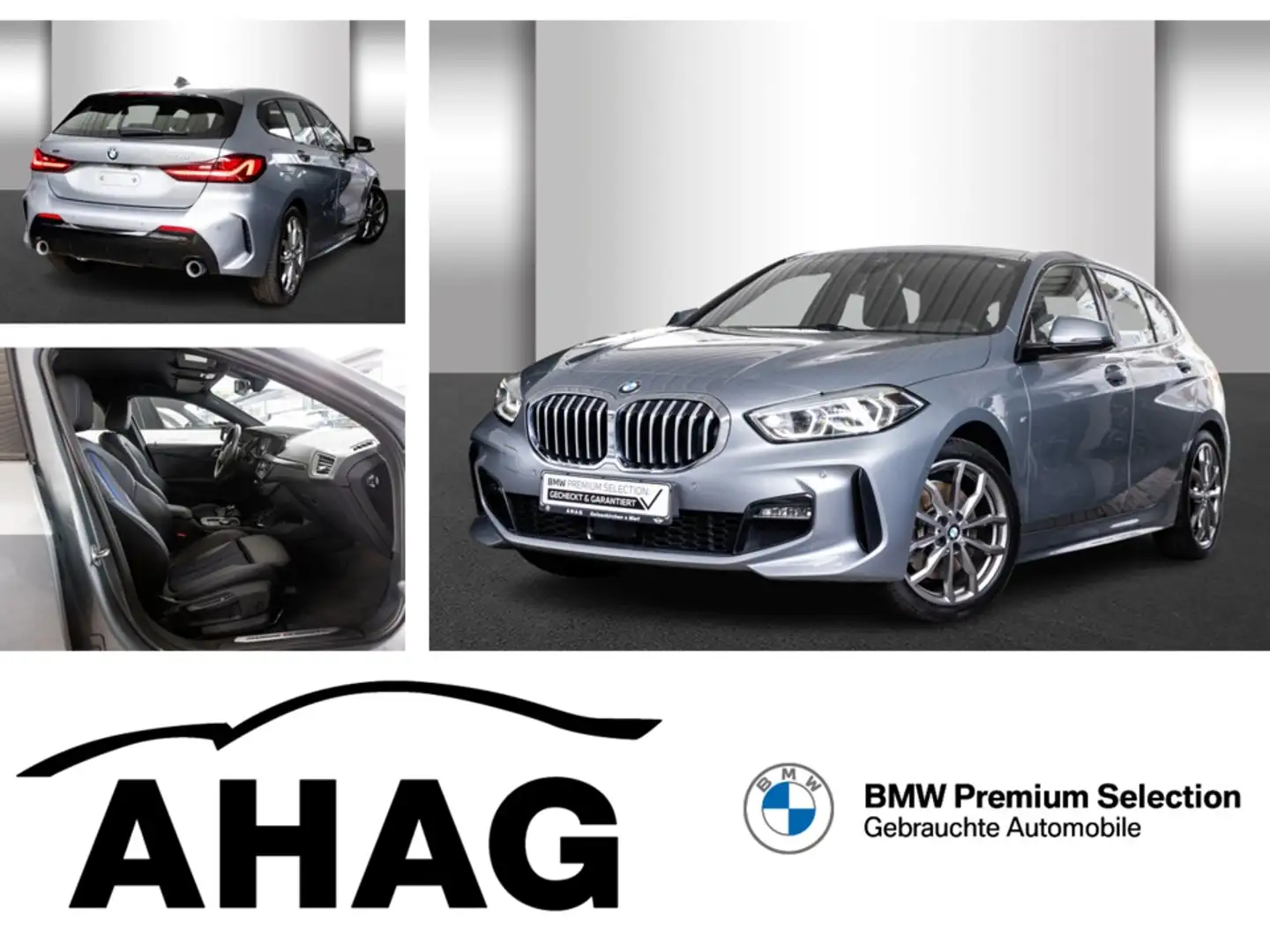 BMW 120 d xDrive M Sport Sport Aut. Klimaaut. HIFI Grau - 1