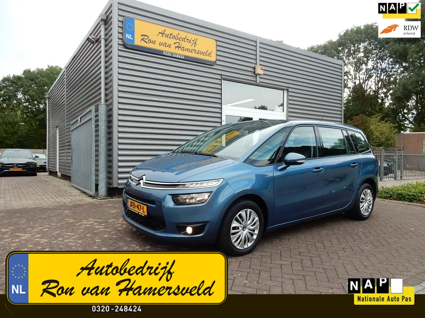 Citroen Grand C4 Picasso 1.2 PURE TECH*CR CONTR*CAMERA*1e EIG*5PERS* Bleu - 1