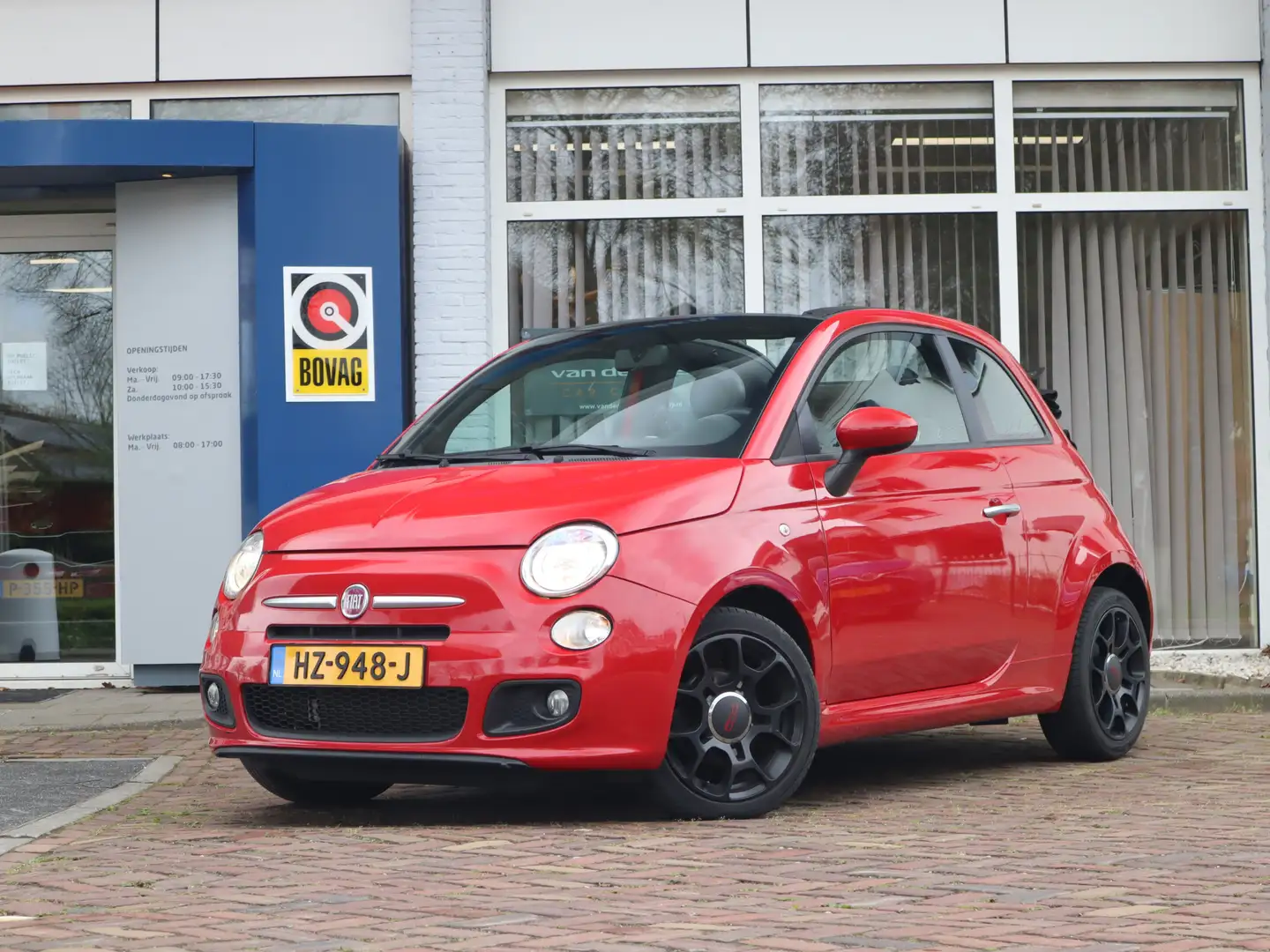 Fiat 500C 0.9 85pk Twinair Turbo Sport cabrio Rot - 1