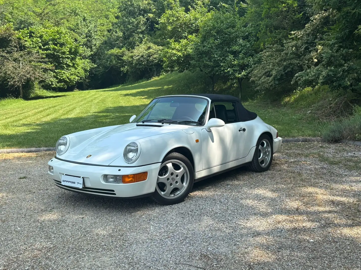 Porsche 964 911 Cabrio 3.6 Carrera 4 White - 1