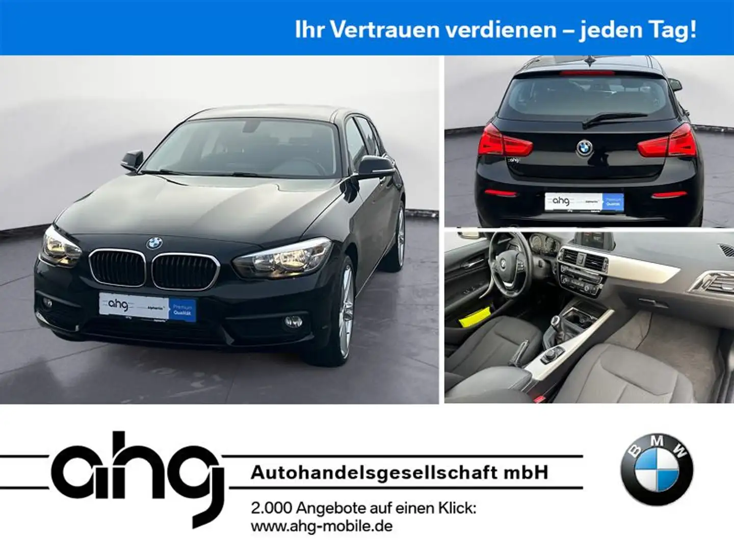 BMW 118 i PDC Sitzhzg. Vorn NSW MF Sport-Lederlenkrad Schwarz - 1