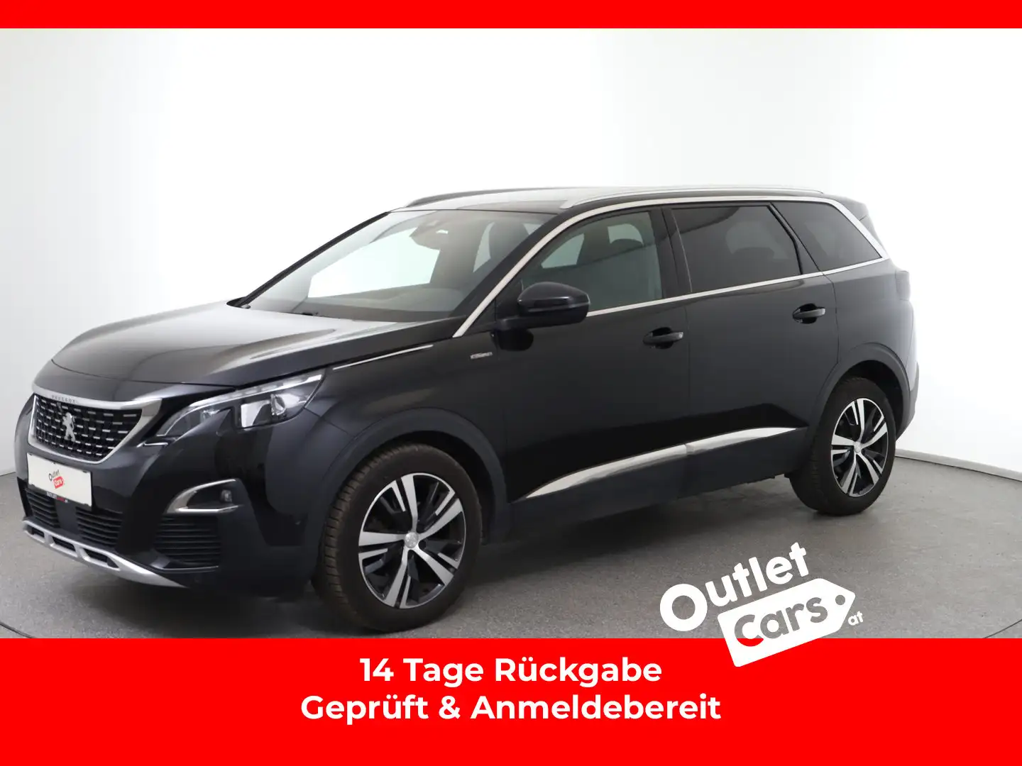Peugeot 5008 1,5 BlueHDI 130 S&S EAT8 GT-Line Aut. Schwarz - 1