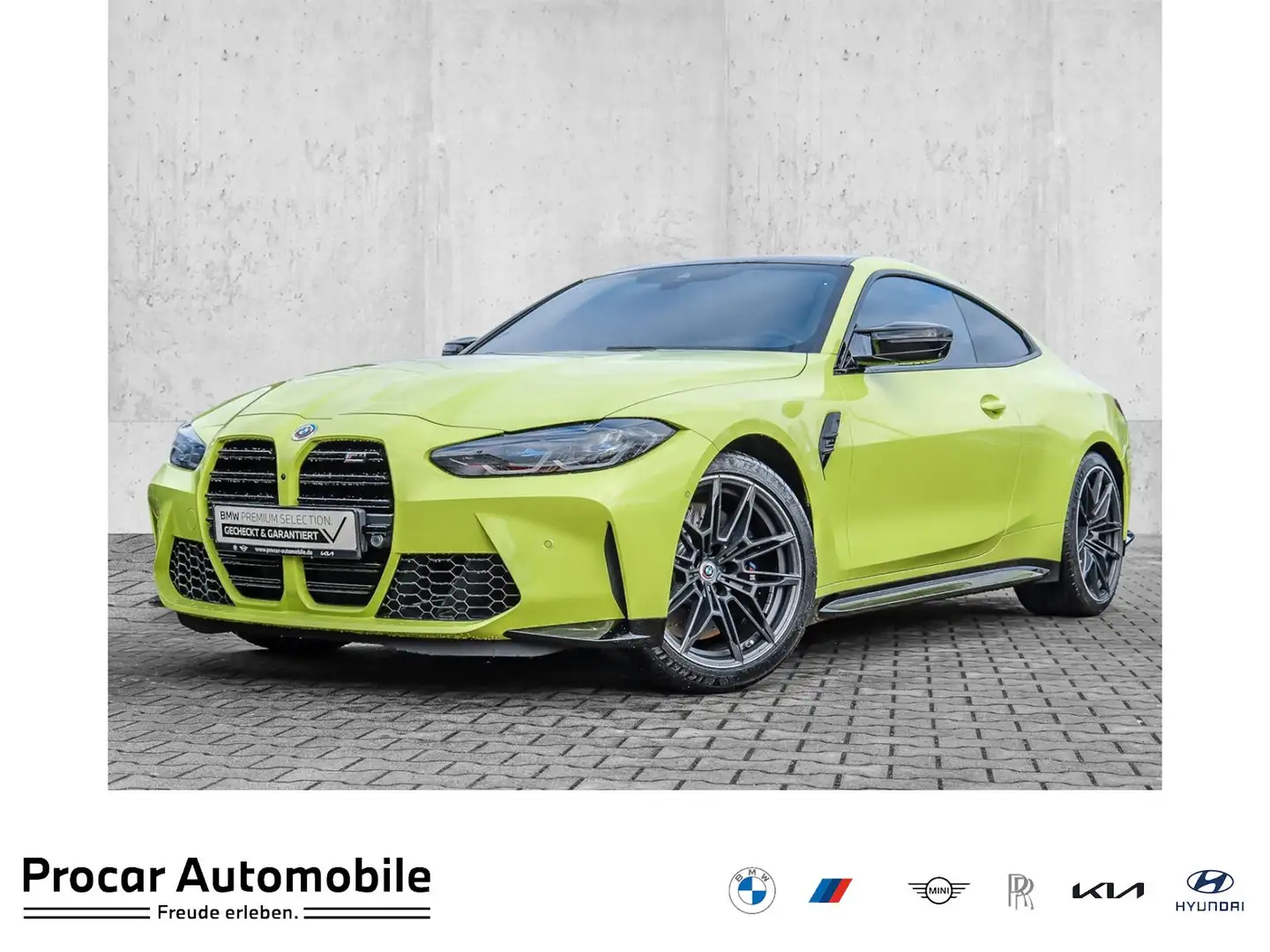 BMW M4 Competition Coupé M Sport HUD 360°KAM RFK LM Жовтий - 1