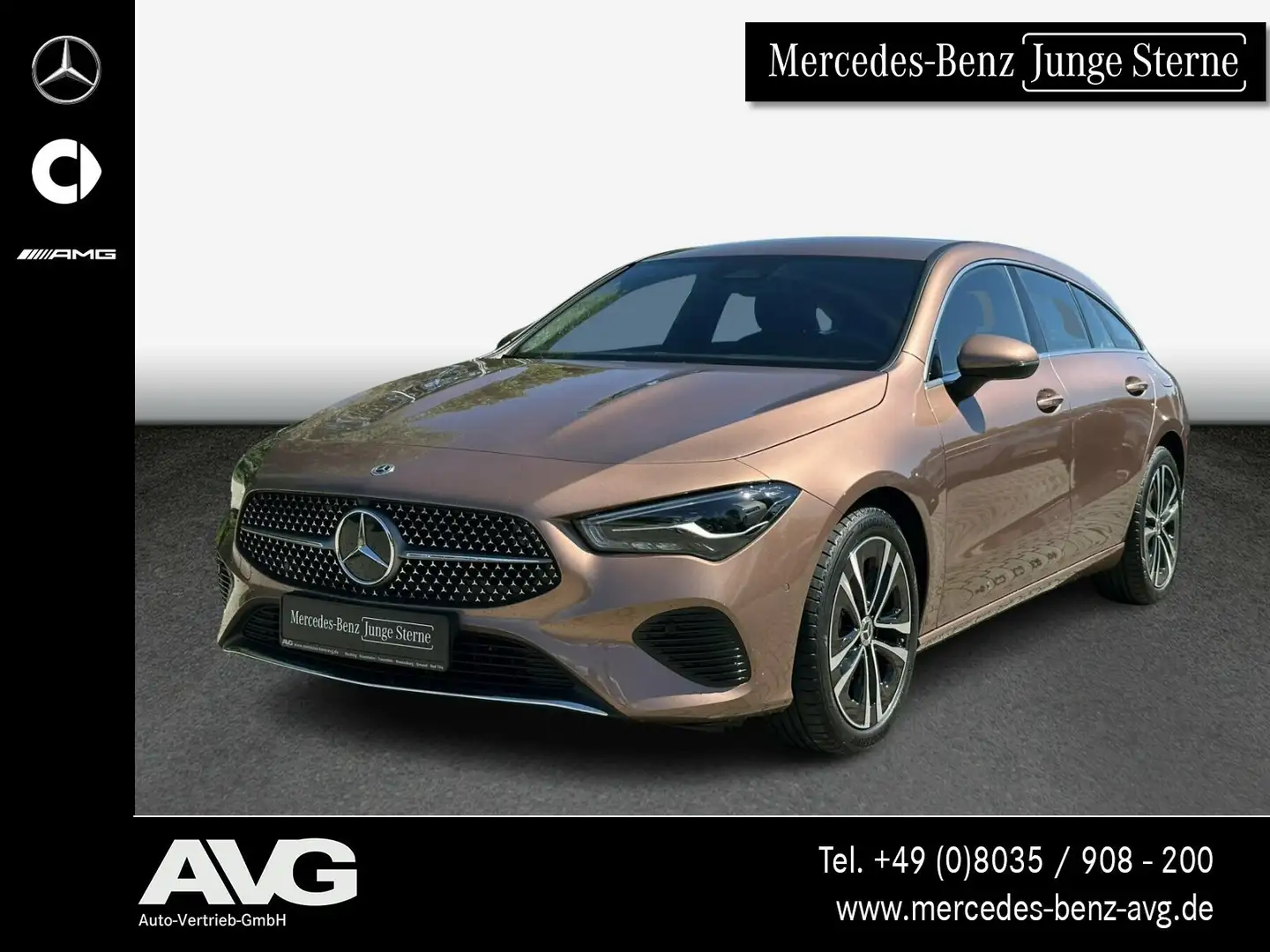 Mercedes-Benz CLA 180 CLA 180 Shooting Brake Progressive MBUX RFK LED Goud - 1