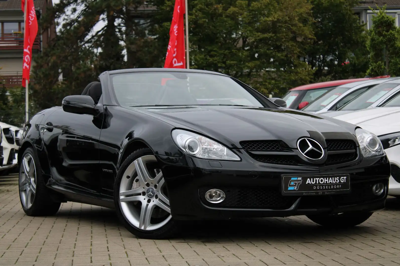 Mercedes-Benz SLK 200 Kompressor/Leder/Airscarf/Sitzhzg/Klima Schwarz - 1