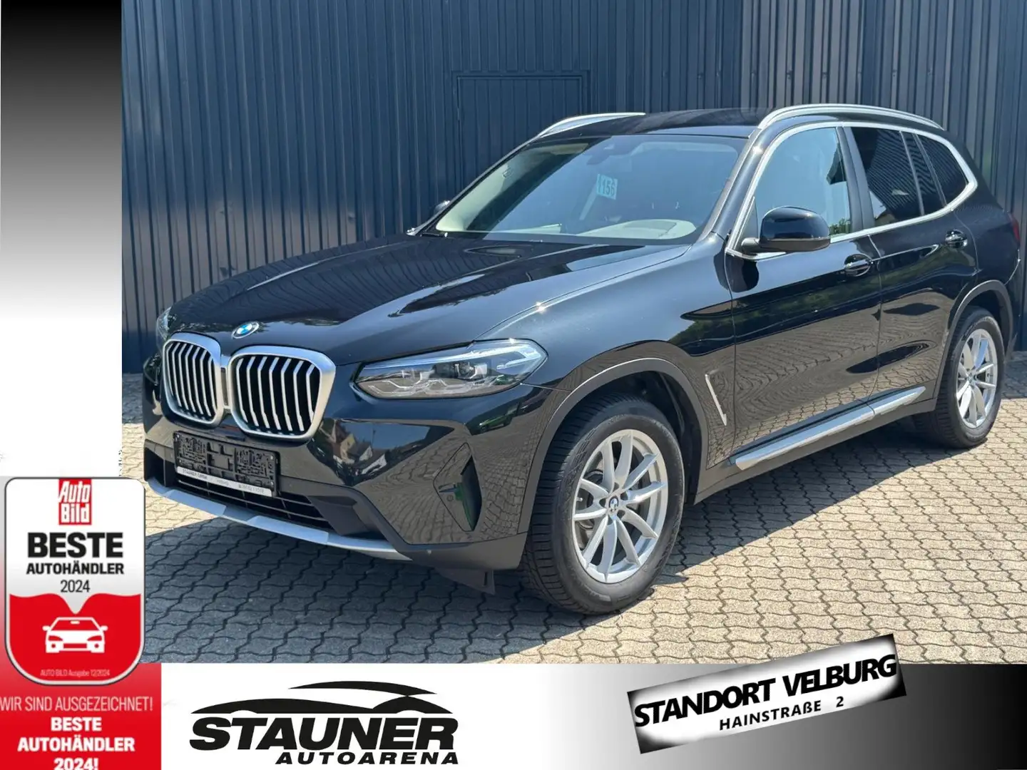 BMW X3 xDrive 20D Aut/ Kamera/Sporsitze/Leder/LED/CarPlay Schwarz - 1