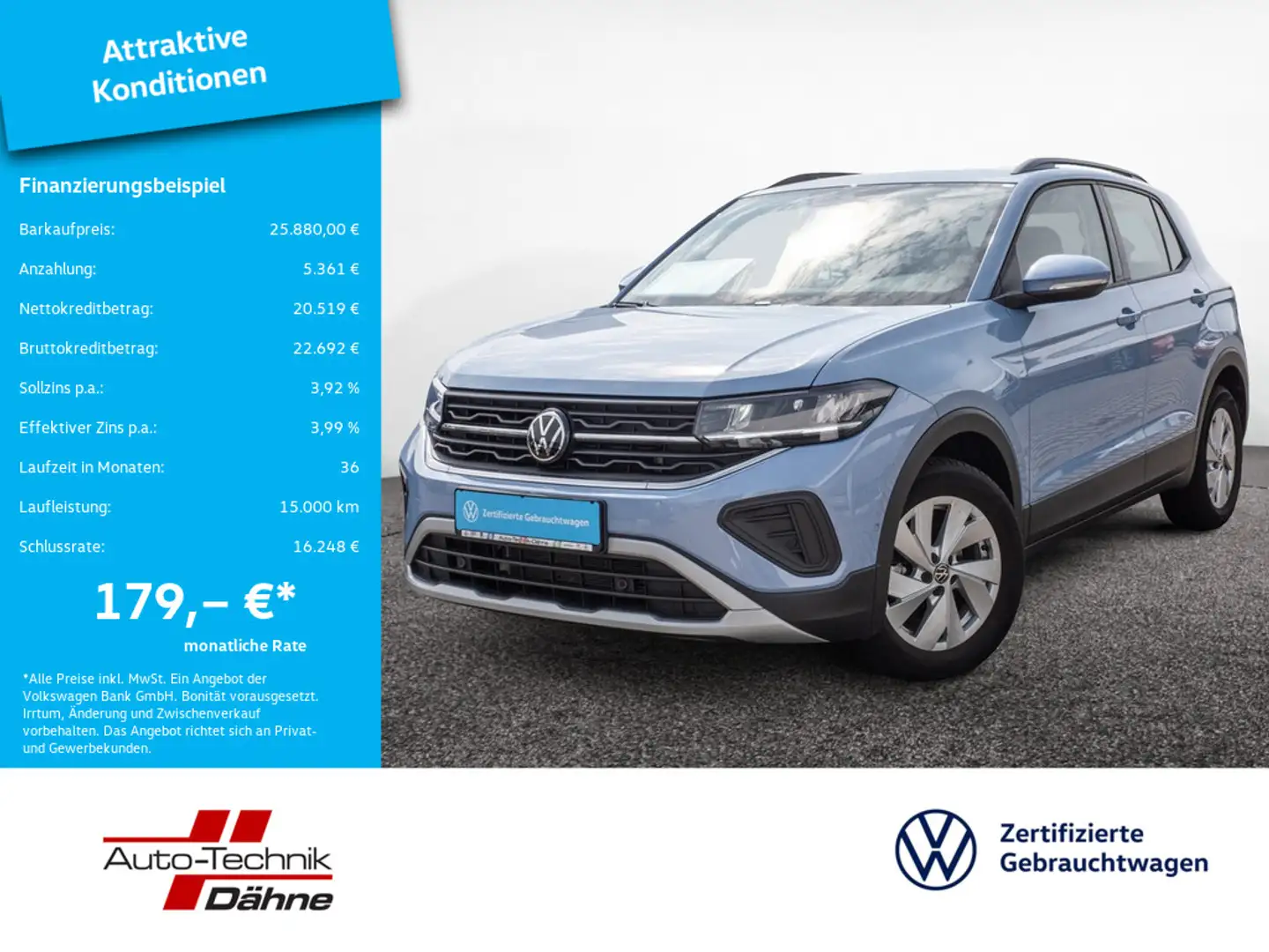 Volkswagen T-Cross 1.0 TSI Life DSG SHZ KAMERA ACC LED - 1