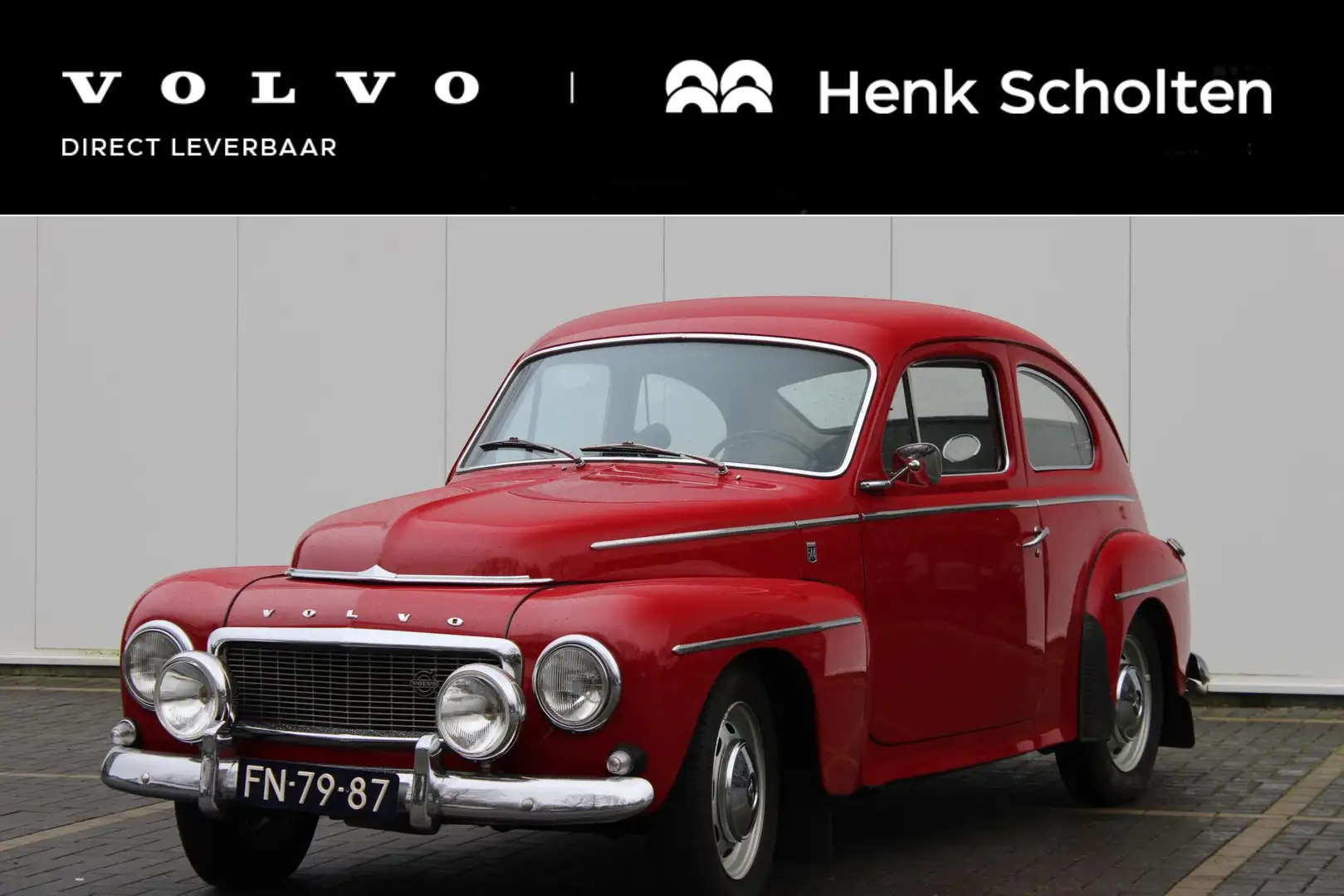 Volvo PV544 C Sport B18 Concours staat, technisch 100%, Henk S Kırmızı - 1