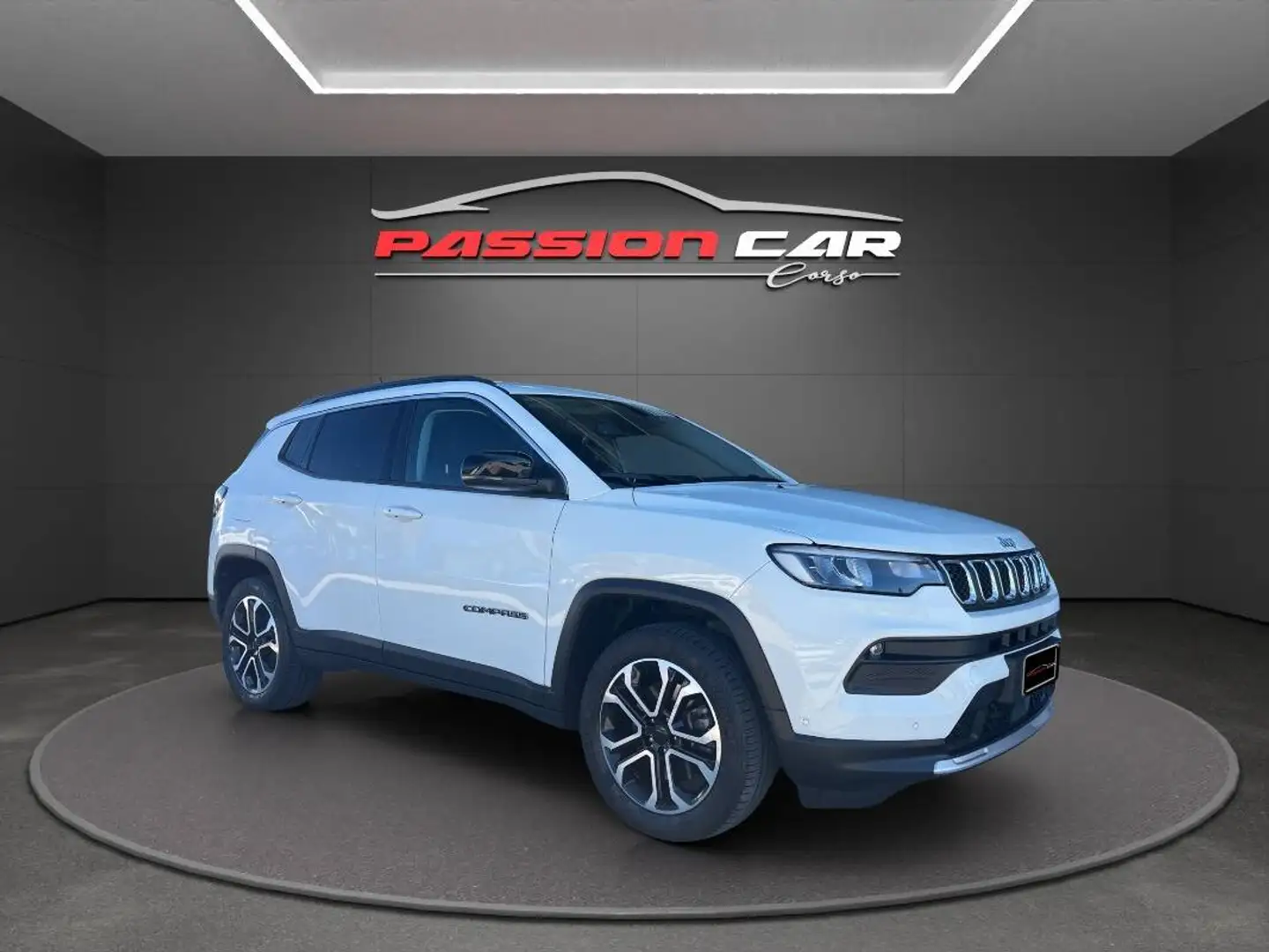Jeep Compass 1.3 turbo t4 phev Limited 4xe auto Blanc - 1
