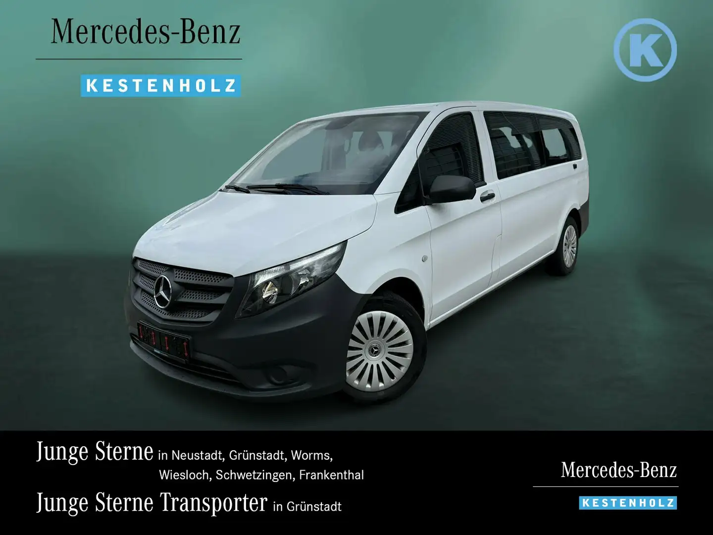 Mercedes-Benz Vito Vito 114 CDI Tourer PRO Extralang Automatik/Klima/8-Sitzer/Kamera Weiß - 1
