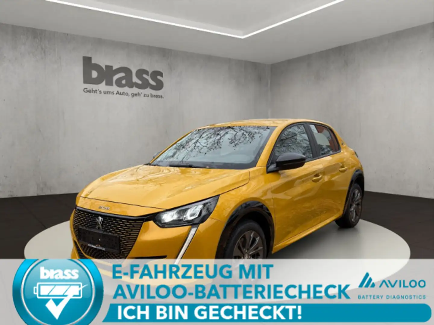 Peugeot 208 e-208 Active Pack Elektromotor 136 Jaune - 1