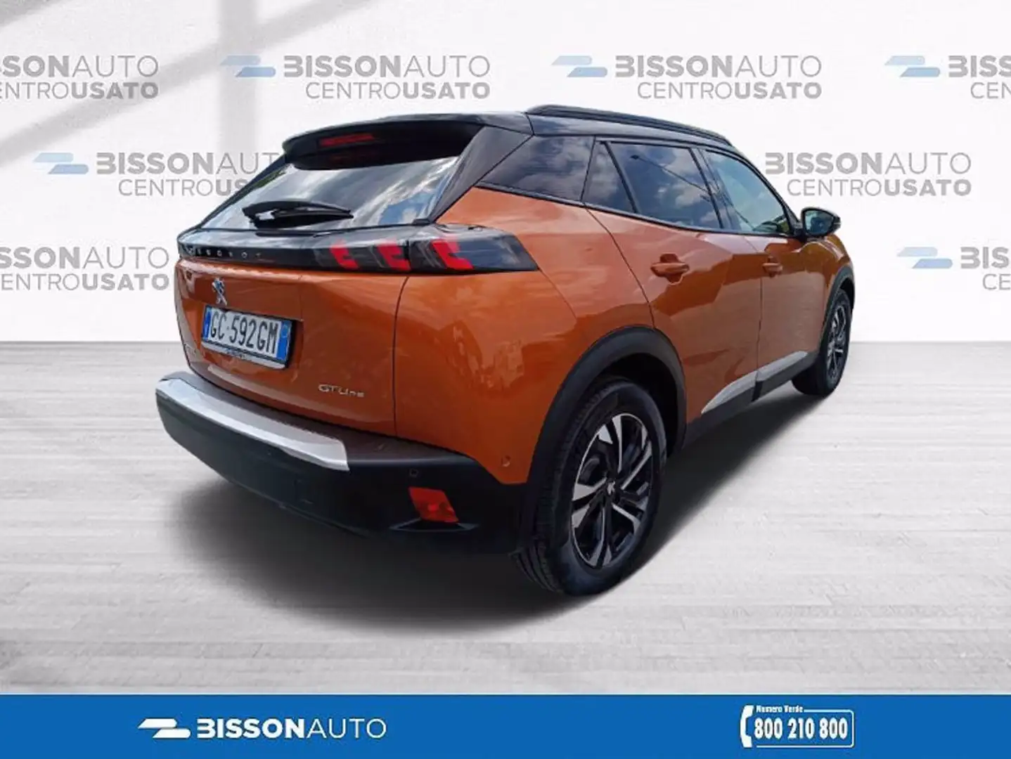 Peugeot e-2008 GT-LINE Orange - 2
