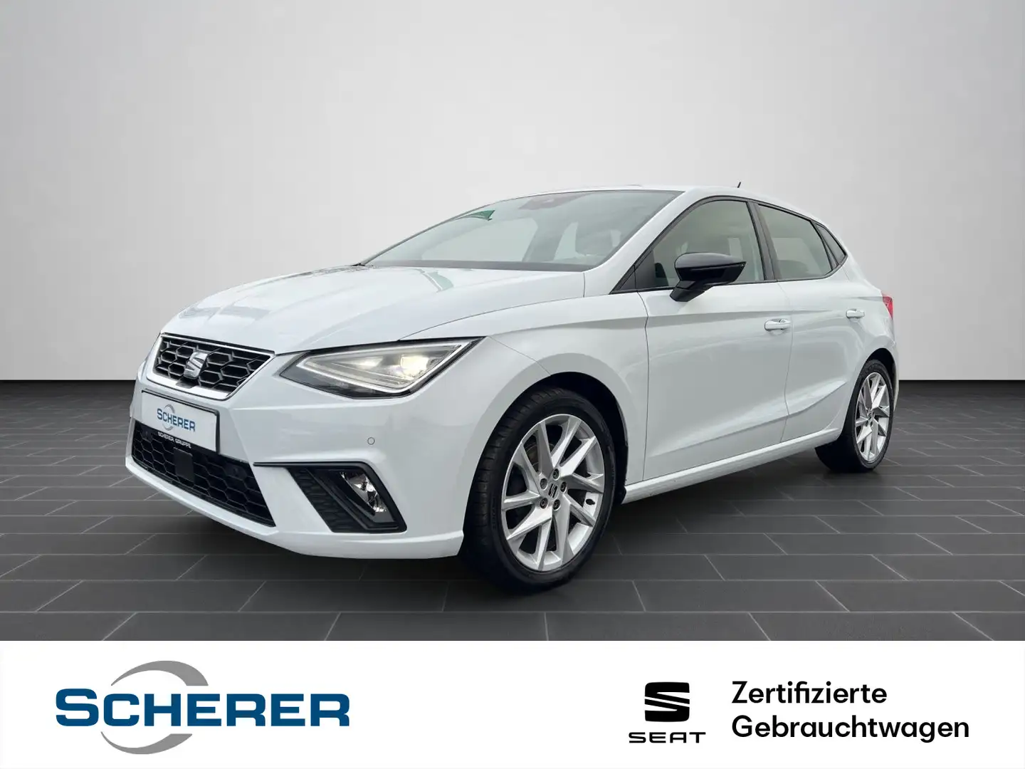 SEAT Ibiza FR 1.0 TSI DSG NAVI CARPLAY SHZ LED ACC Weiß - 1