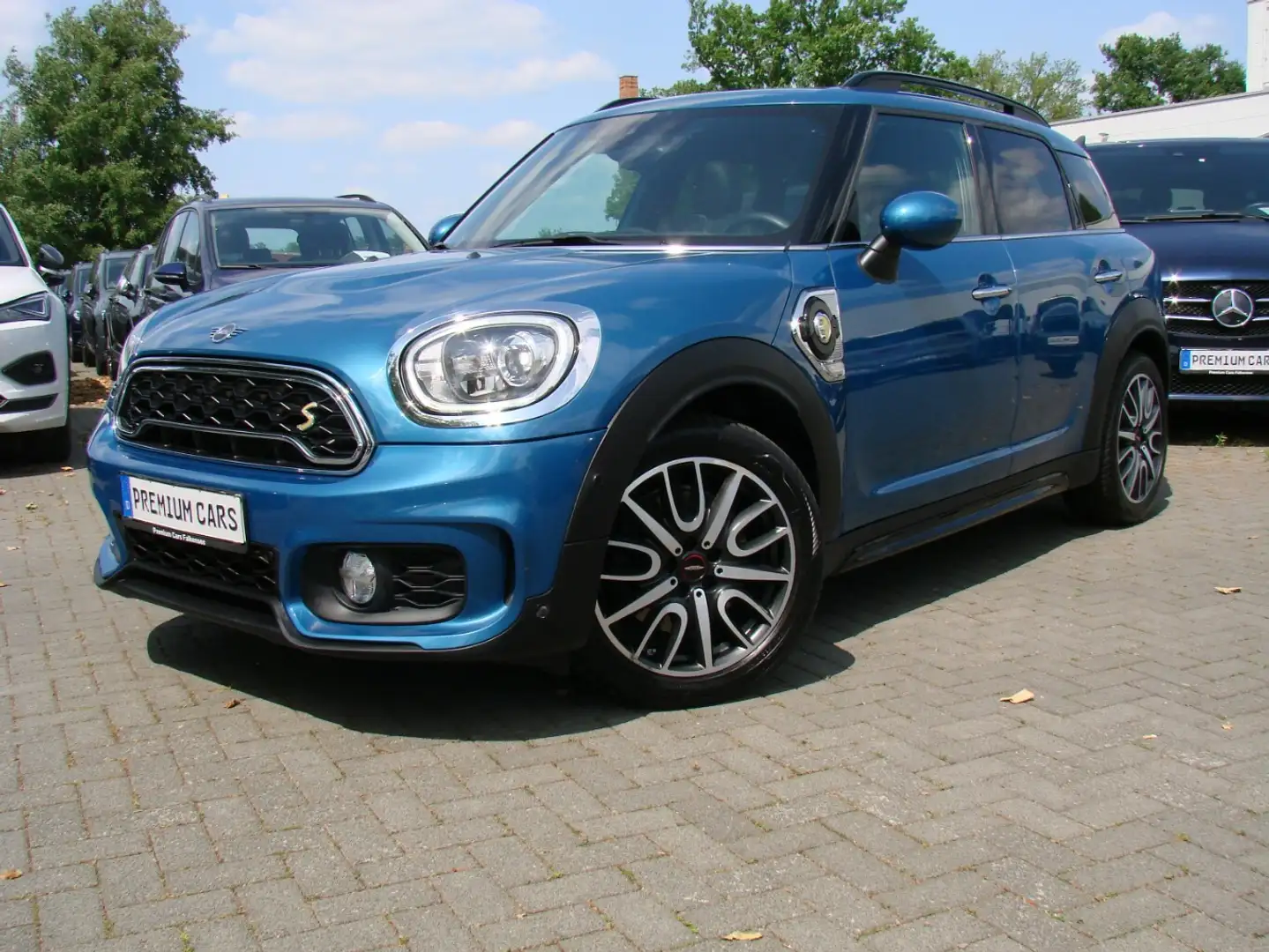 MINI Cooper S Countryman JCW Panorama HeadUp LED Leder Blau - 2
