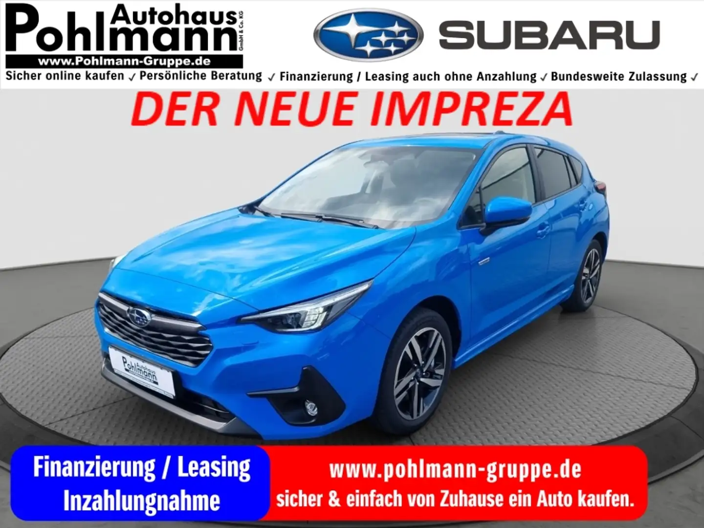 Subaru Impreza 2.0ie Platinum Allrad Navi Leder LED Kurvenlicht A Синій - 1