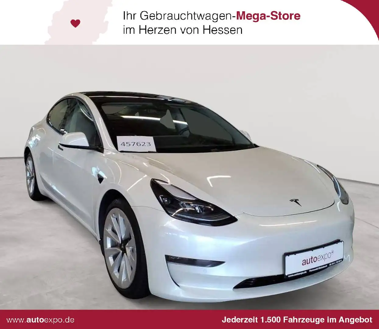 Tesla Model 3 Model 3 Langstreckenbatt. Allradantrieb Dual Motor Weiß - 1