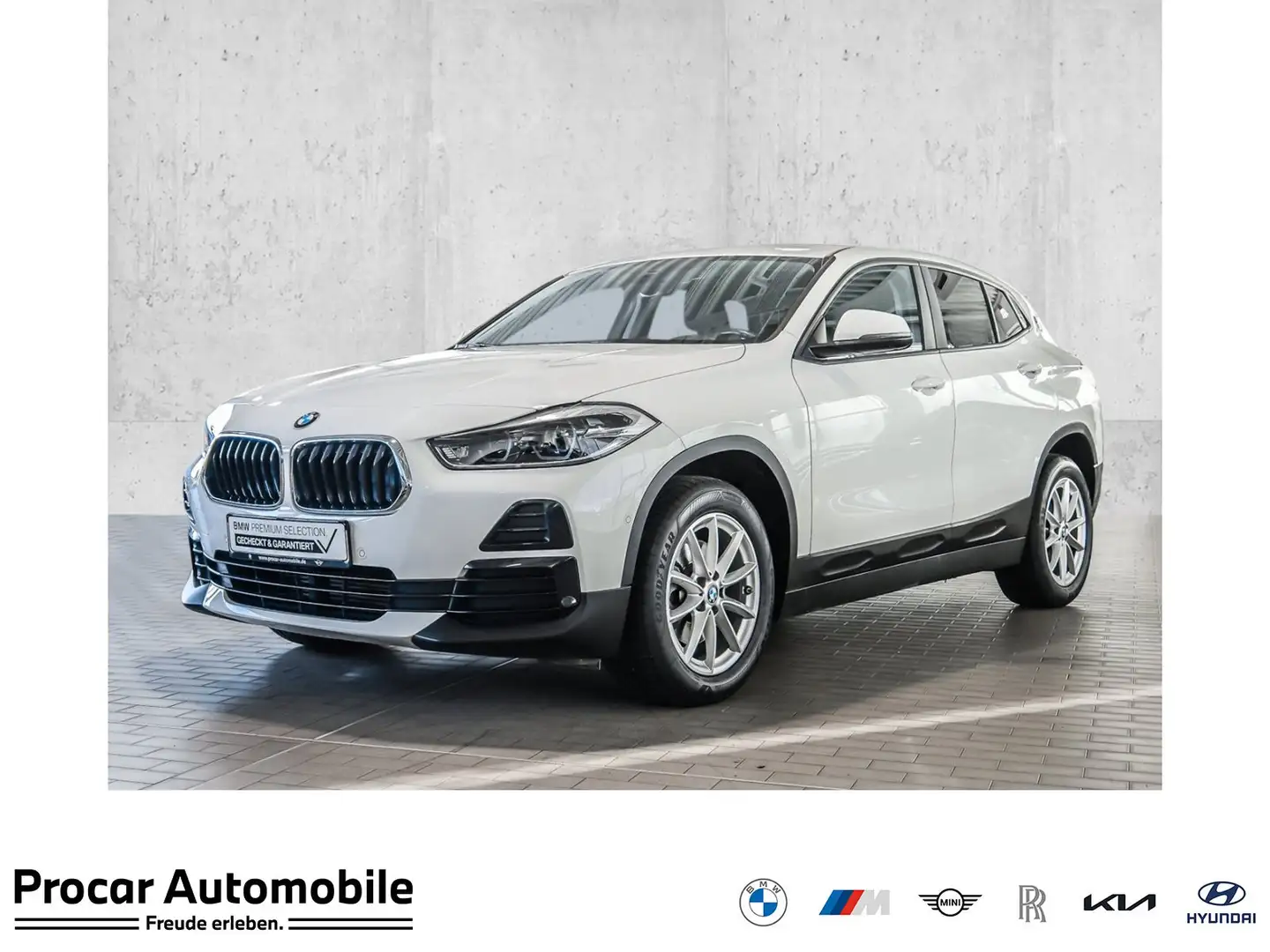 BMW X2 sDrive18d Aut. LED Navi Hifi Kamera Klima Weiß - 1
