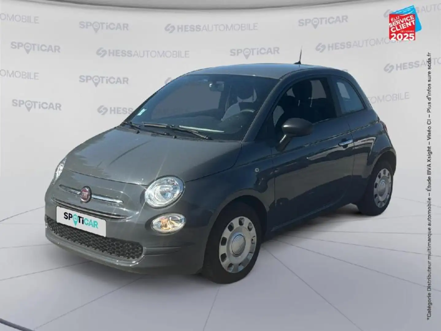 Fiat 500 1.0 70ch BSG S\u0026S Cult Gris - 1