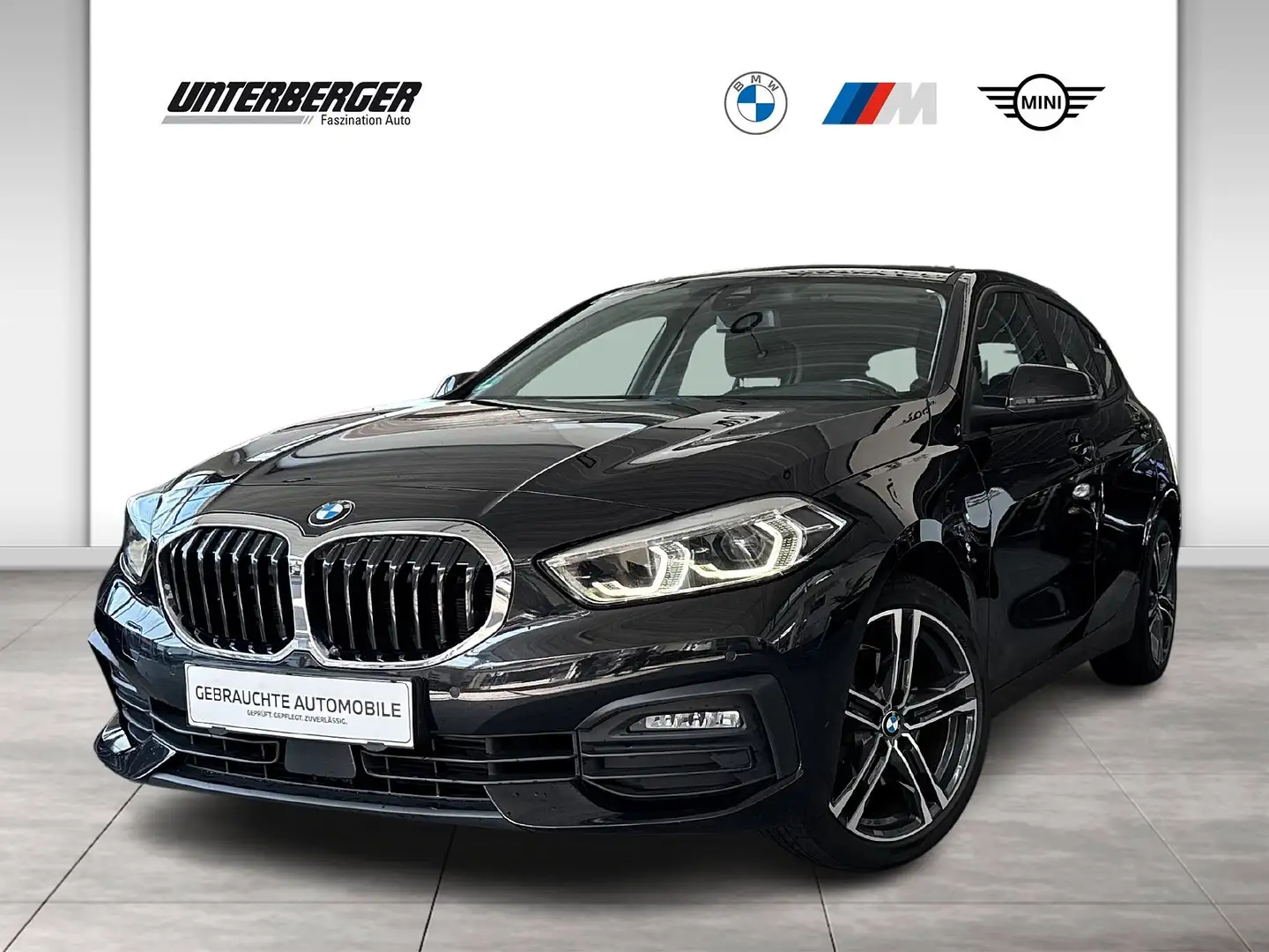 BMW 118 d Advantage LED Tempomat Klimaaut. Shz PDC Schwarz - 1