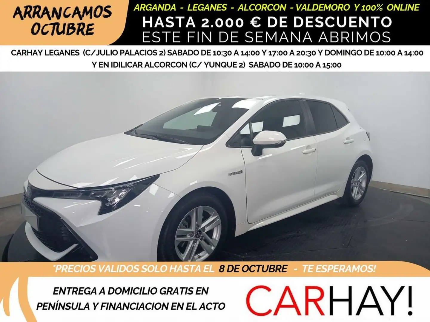 Toyota Corolla 1.8 125H BUSINESS PLUS E-CVT Weiß - 1