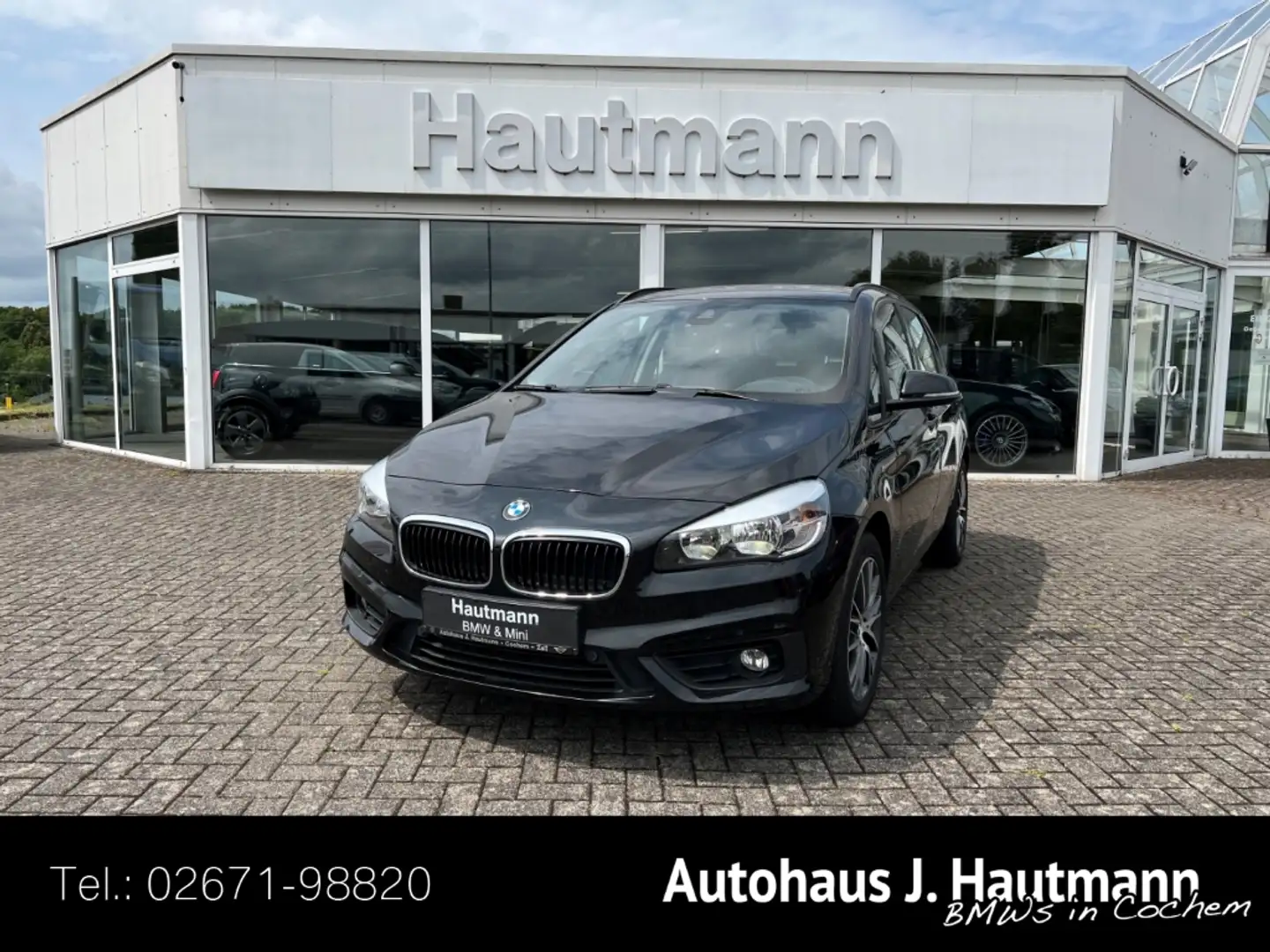 BMW 216 d Active Tourer Advantage +2.HAND+PDC+SHZ+ Schwarz - 1