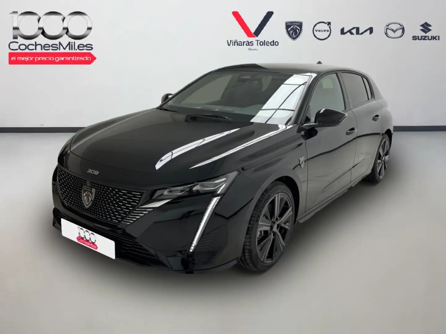 Peugeot 308 1.5 BlueHDi S&S GT EAT8 130 Zwart - 1