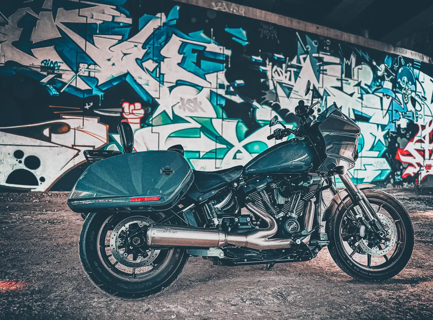 Harley-Davidson Lowrider ST Gris - 2