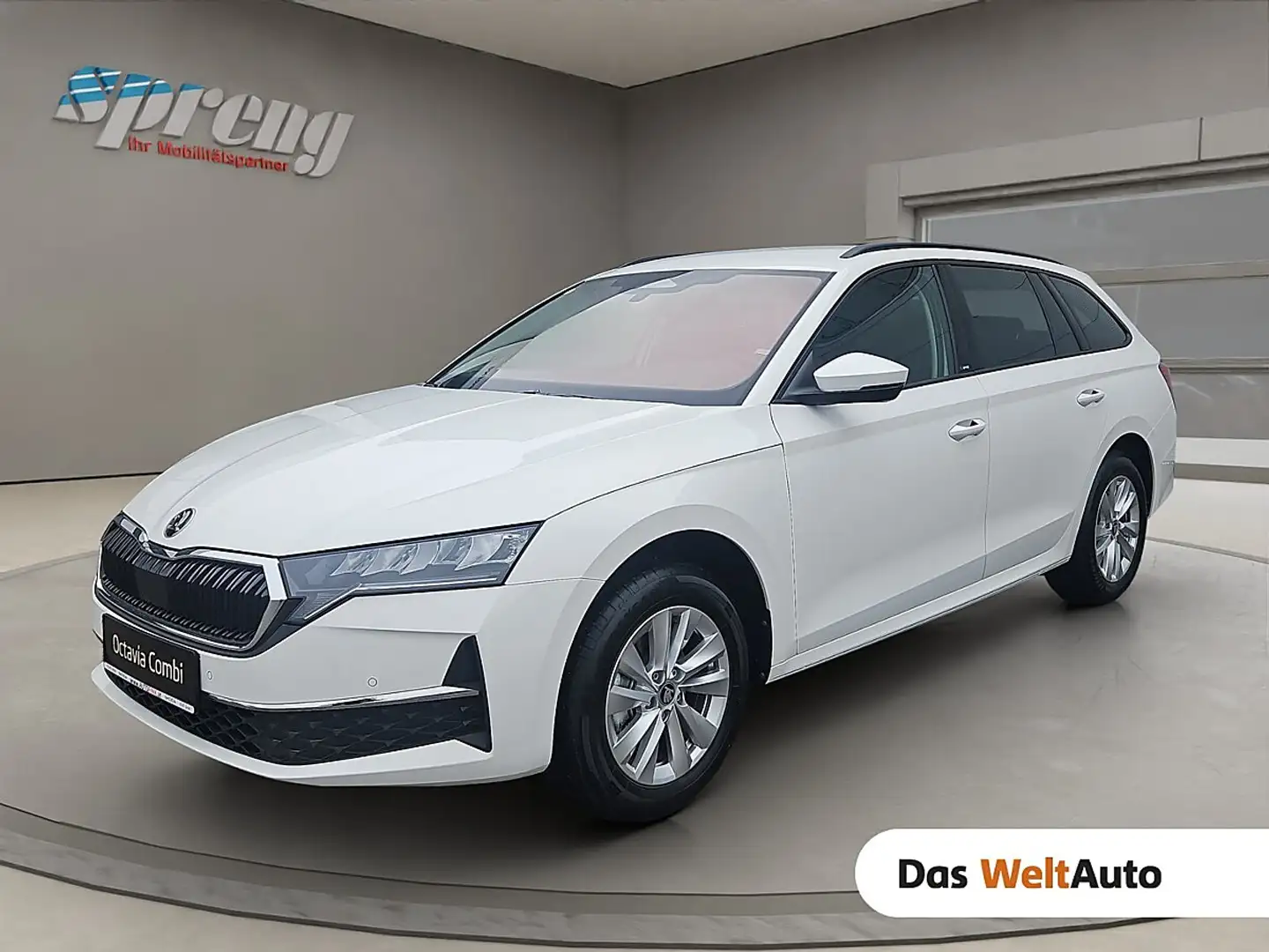 Skoda Octavia Combi Selection TDI DSG Weiß - 1