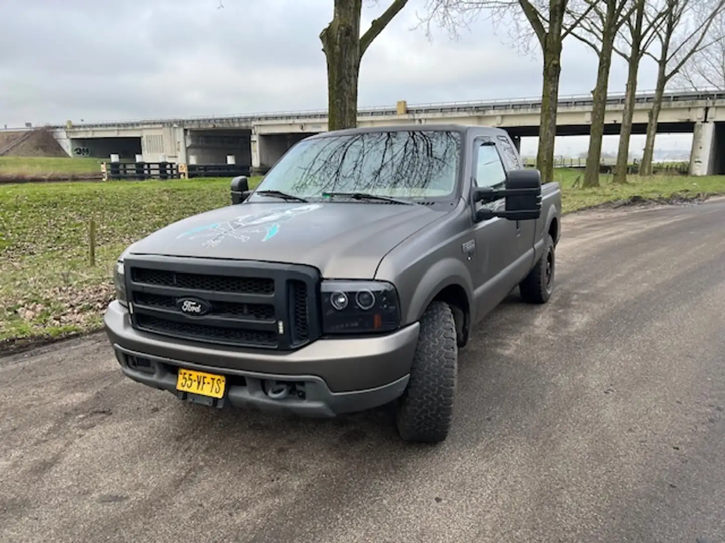 Ford F 250 F 250 XLT Super Duty V8 7.3 L D. Gris - 1