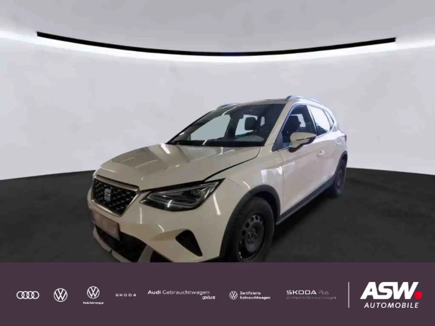 SEAT Arona Xperience 1.0 TSI LED Navi RFK ACC SHZ AHK Weiß - 1