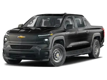 Black 2024 Chevrolet Silverado EV Pickup Truck All-Wheel Drive 1-Speed Automatic