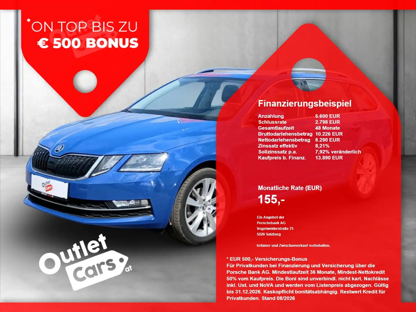 Skoda Octavia Combi 1.5 TSI ACT Style LED+NAVI+RADAR Blau - 1