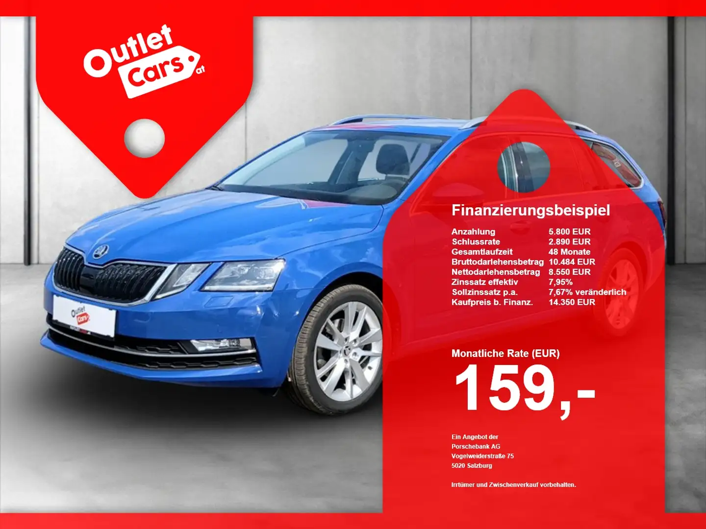Skoda Octavia Combi 1.5 TSI ACT Style LED+NAVI+RADAR Blau - 1