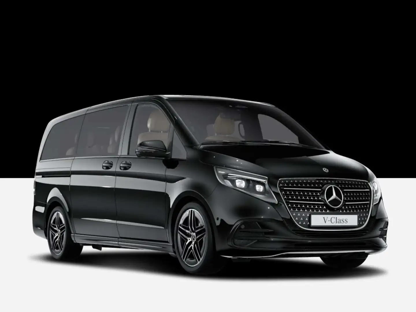 Mercedes-Benz V 300 V 300 d 4MATIC AVANTGARDE Lang  AMG Line/Basic Noir - 1