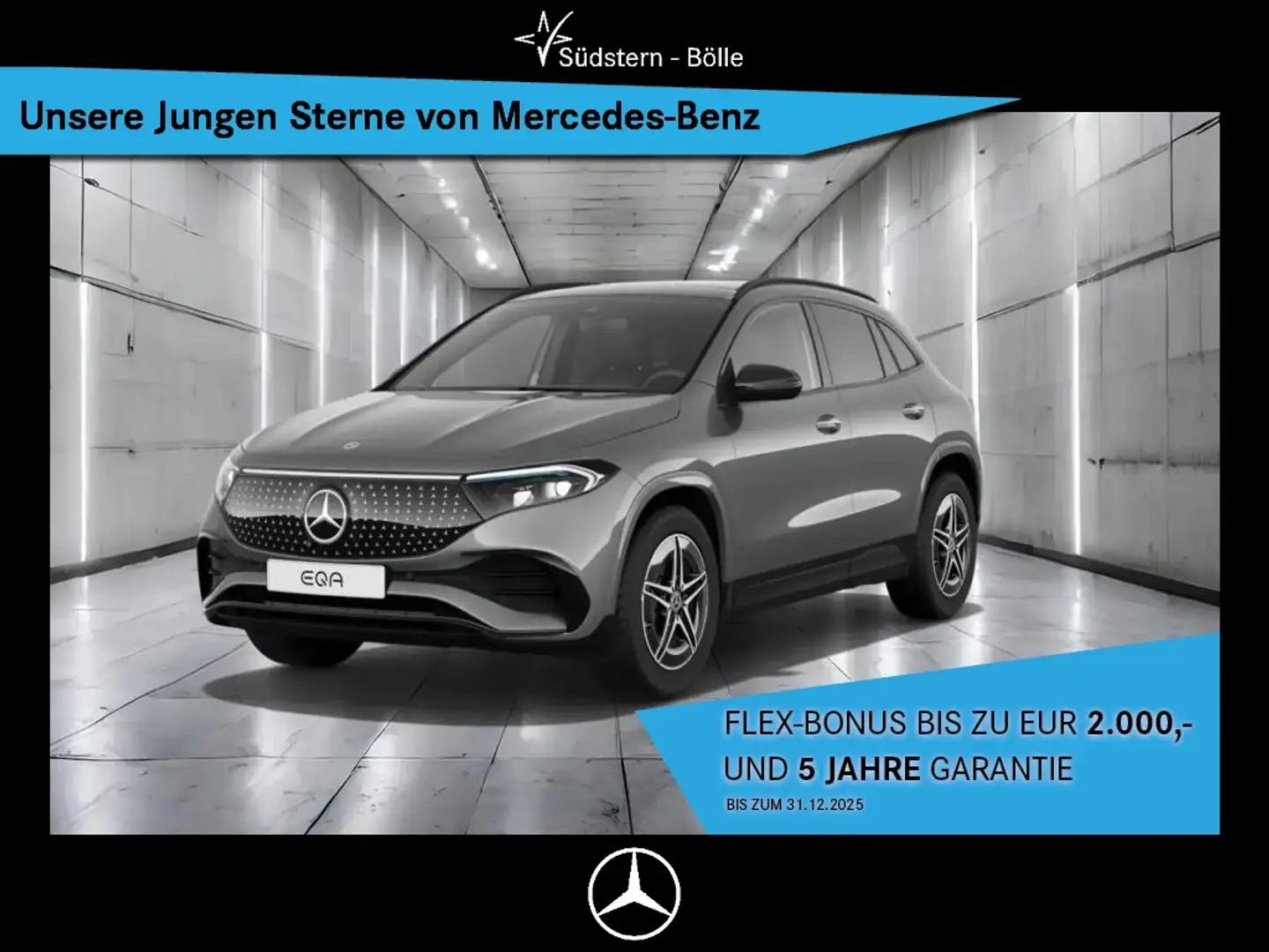 Mercedes-Benz EQA 350 4M +AMG+SHZ+AMBIENTE+MEMORY+PANO-DACH Grau - 1