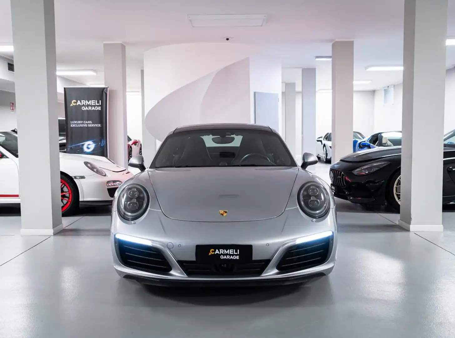 Porsche 991 911 3.0 Carrera S Coupé -TETTO-SOLLEV-SCARICO Zilver - 2