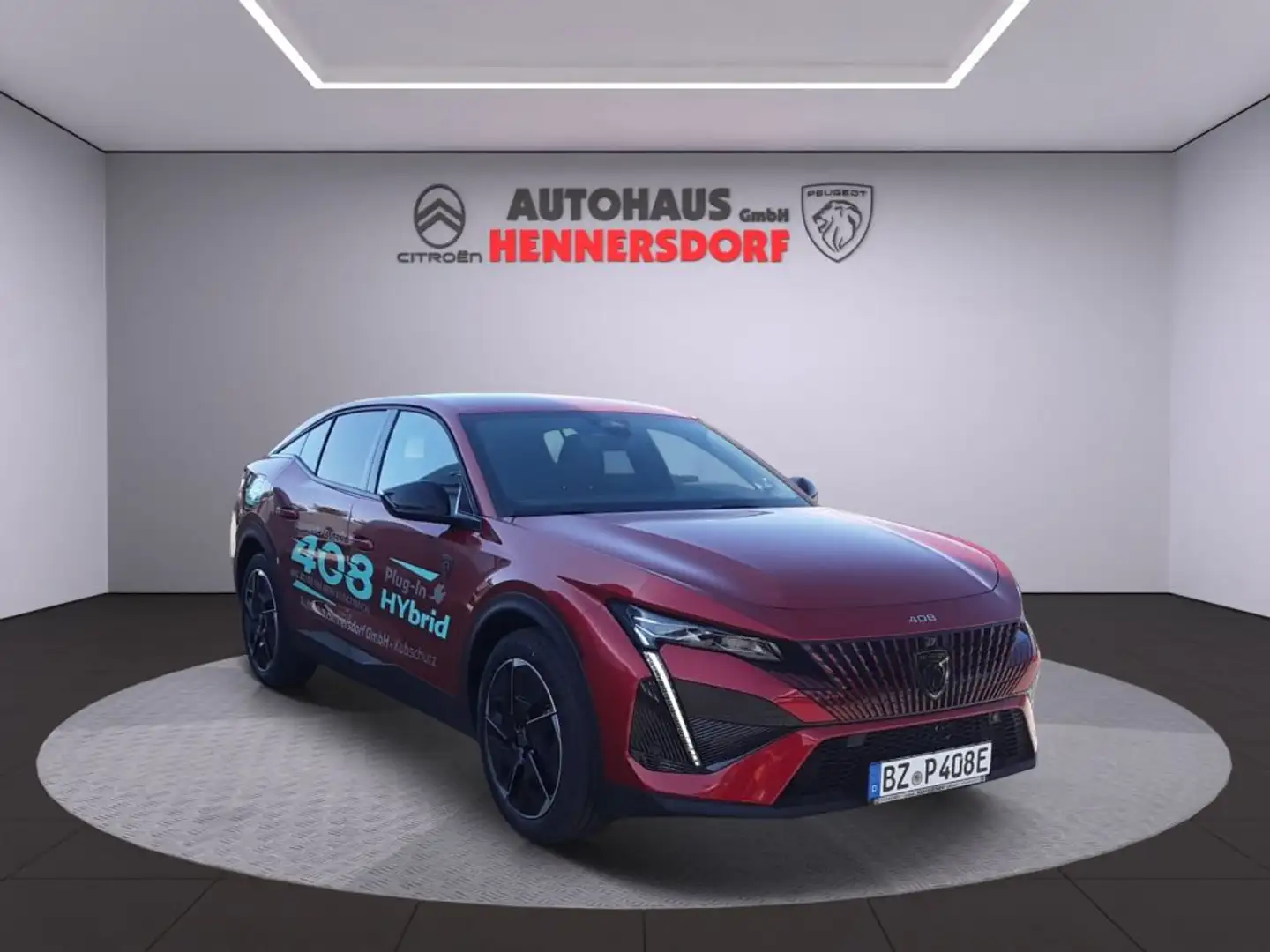 Peugeot 408 Plug-In Hybrid 225 e-EAT8 GT (F) Rot - 2