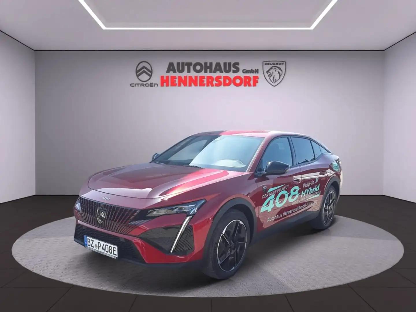 Peugeot 408 Plug-In Hybrid 225 e-EAT8 GT (F) Rot - 1