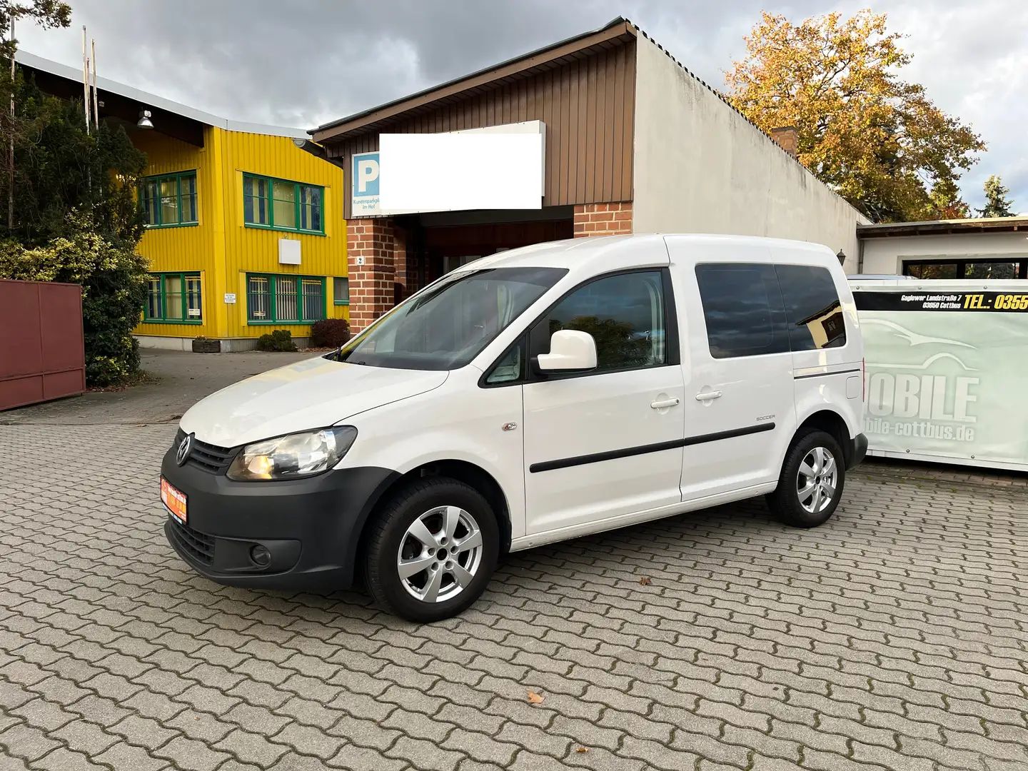 Volkswagen Caddy Soccer - Alus - 2x Schiebetür- Klima ! Blanc - 1