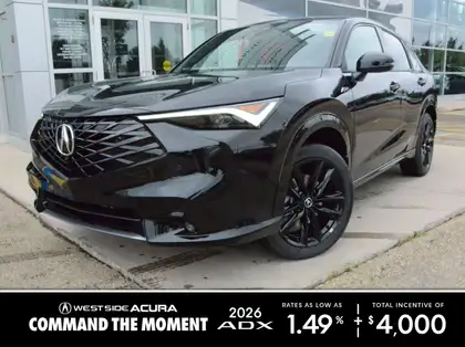Black 2026 Acura ADX SUV / Crossover Automatic