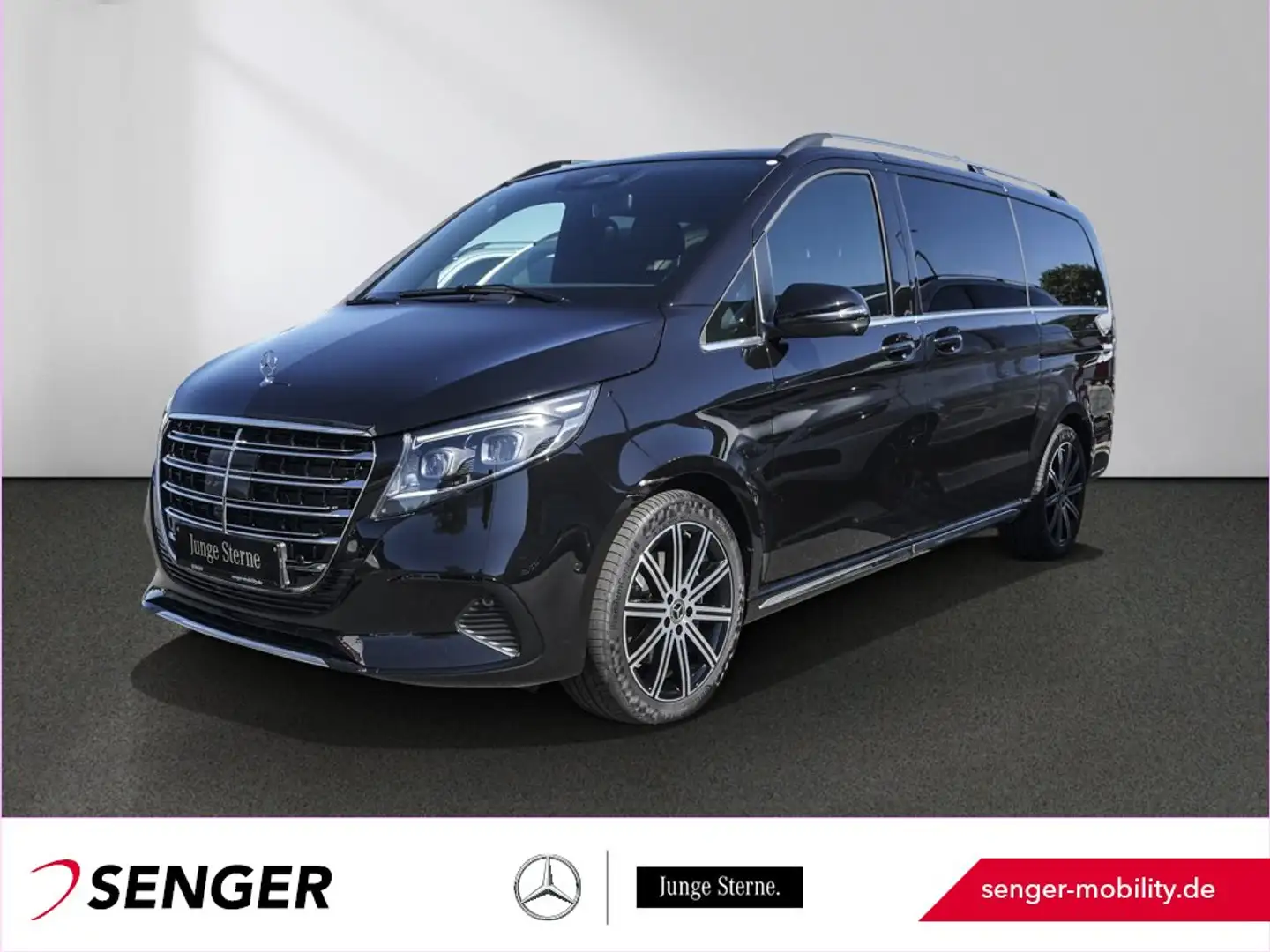 Mercedes-Benz V 300 d Exclusive lang AIRMATIC Distronic 360° Nero - 1