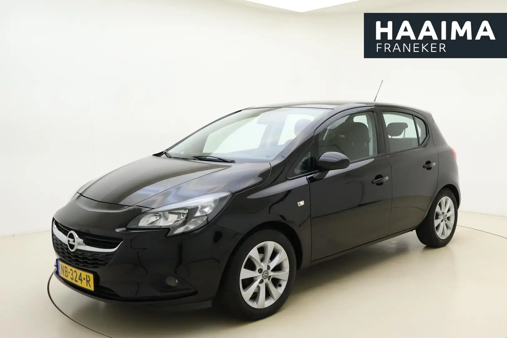 Opel Corsa 1.4 Edition 90pk | 5 Deurs | Airco | Trekhaak | Li Zwart - 1