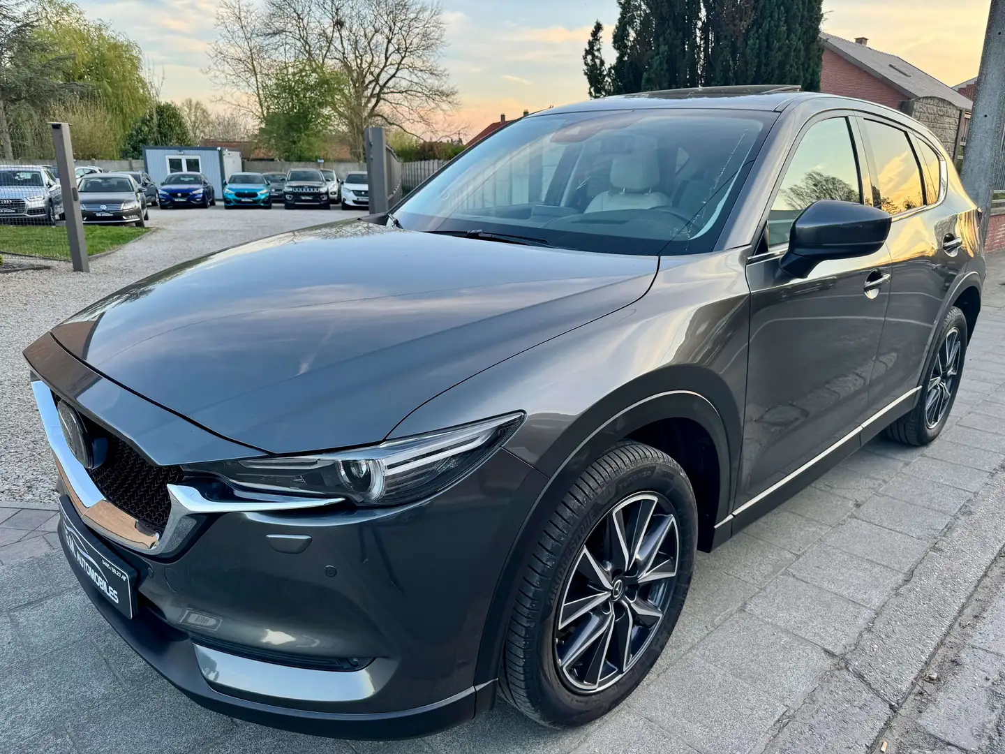Mazda CX-5 2.2 SKYACTIV-D 4WD Skycruise*TOIT OUVRANT*CUIR* Gris - 1