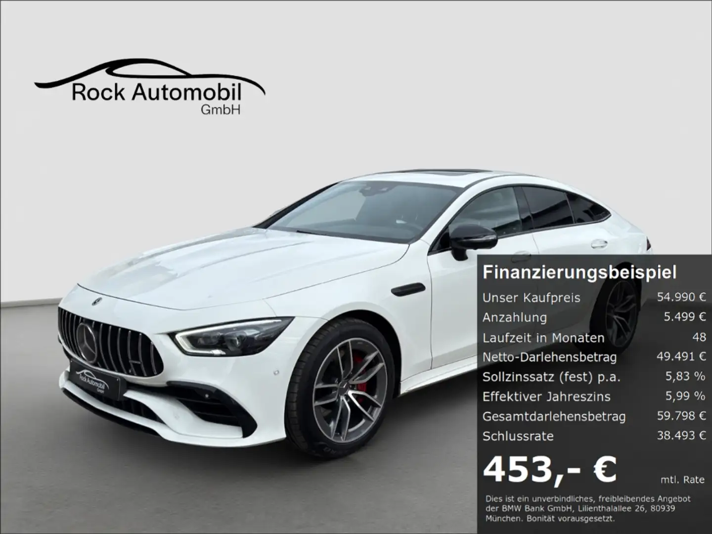 Mercedes-Benz AMG GT 43 4Matic+ 9G NIGHT MULTIBEAM LED Weiß - 1