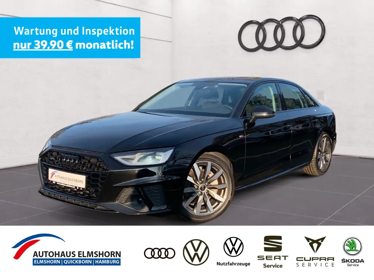 Audi A4 Lim. S line 40 TFSI quattro S tronic TOUR NAVI BL